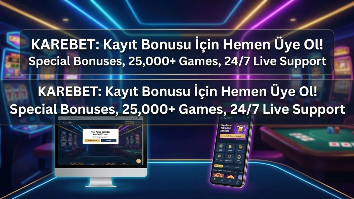 Bonusla kayıt ol